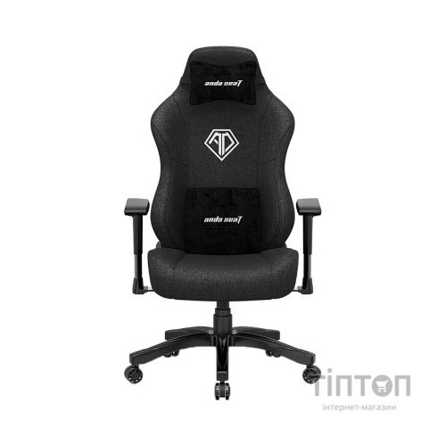 Крісло ігрове Anda Seat Phantom 3 Fabric Size L Black (AD18Y-06-B-F)