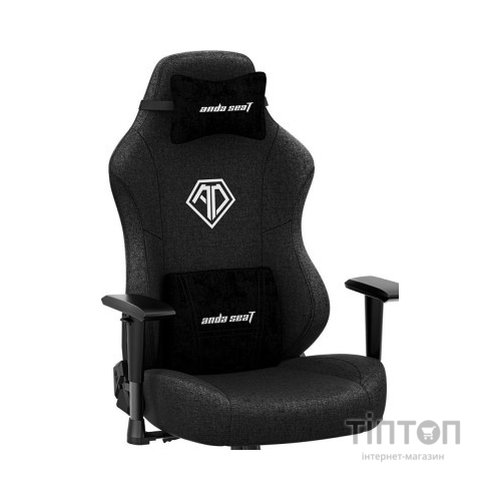 Крісло ігрове Anda Seat Phantom 3 Fabric Size L Black (AD18Y-06-B-F)