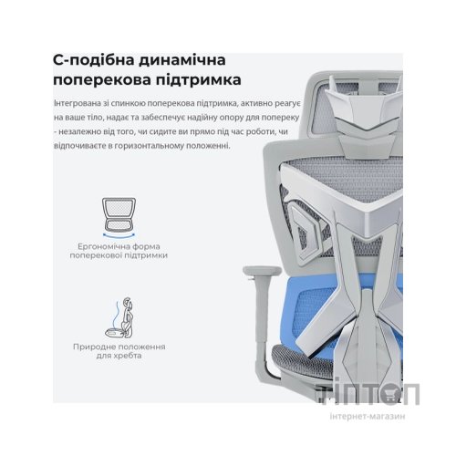 Крісло ігрове Anda Seat X-Air Mega Size XL Mesh Gray (AD-WY-01-GGF)