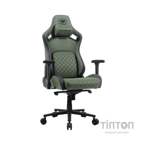 Крісло ігрове Cougar Defensor S Navy Blue F Green (DEFENSOR S Army Green F)
