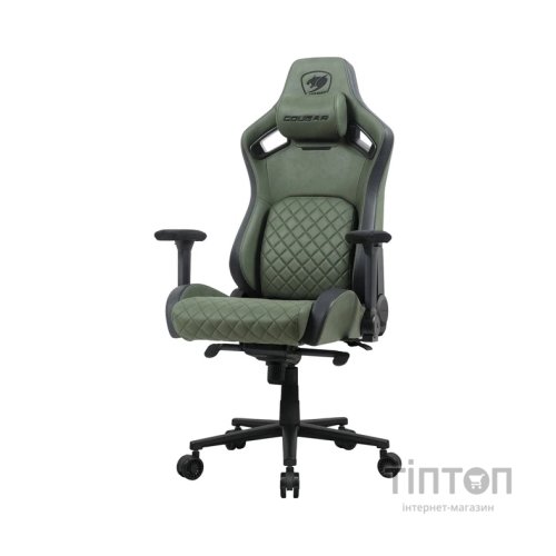 Крісло ігрове Cougar Defensor S Navy Blue F Green (DEFENSOR S Army Green F)