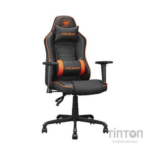 Крісло ігрове Cougar Fusion S Black/Orange