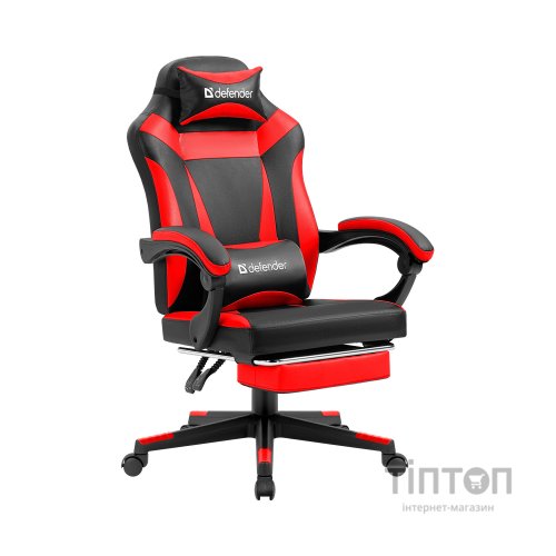 Крісло ігрове Defender Cruiser Black-Red (64344)
