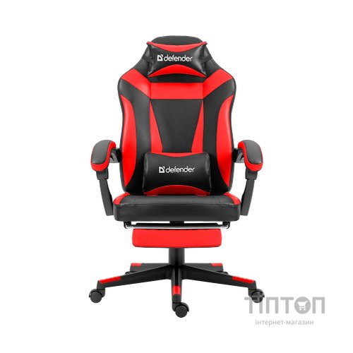 Крісло ігрове Defender Cruiser Black-Red (64344)