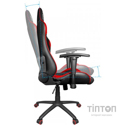 Крісло ігрове Defender Devastator CT-365 Black/Red (64365)