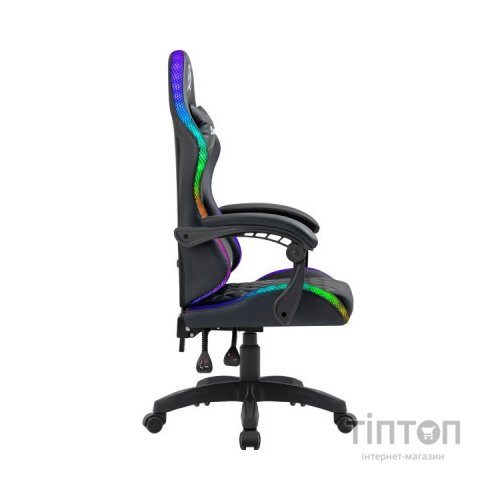 Крісло ігрове Defender Energy RGB Black (64559)