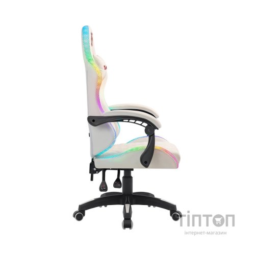 Крісло ігрове Defender Energy RGB White (64557)