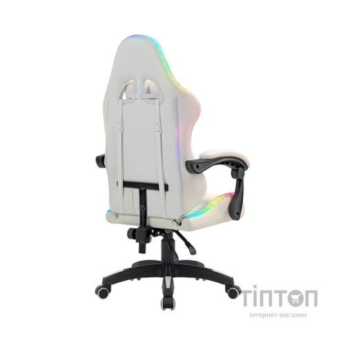 Крісло ігрове Defender Energy RGB White (64557)