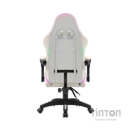 Крісло ігрове Defender Energy RGB White (64557)