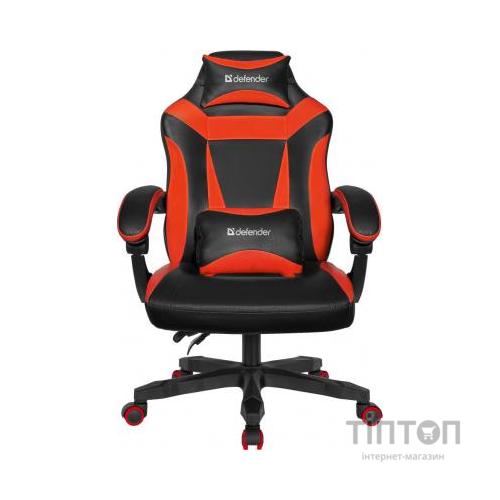 Крісло ігрове Defender Master Black/Red (64359)