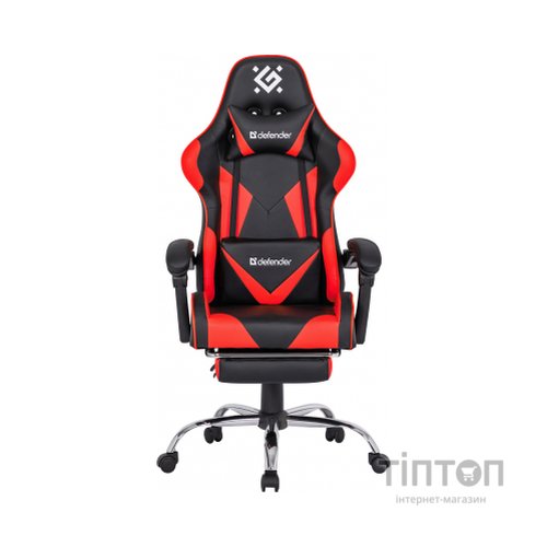 Крісло ігрове Defender Pilot Black/Red (64354)