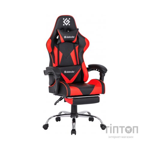 Крісло ігрове Defender Pilot Black/Red (64354)