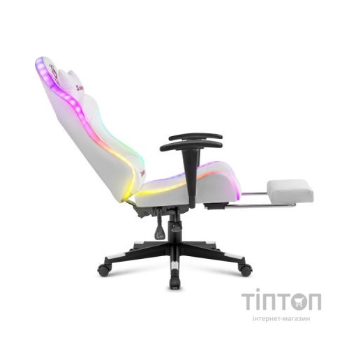 Крісло ігрове Defender Watcher RGB White (64336)