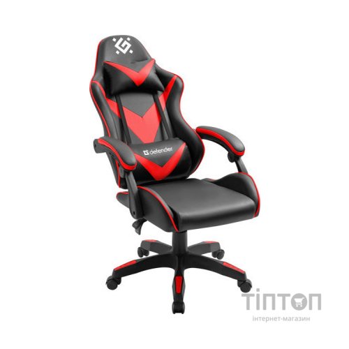 Крісло ігрове Defender xCom Black/Red (64337)