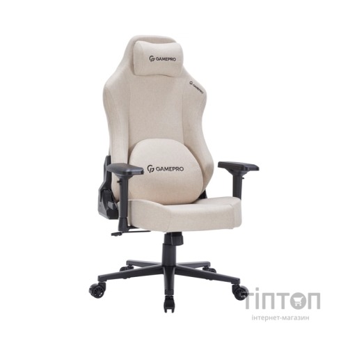 Крісло ігрове GamePro FGC750G Size L Fabric Beige (FGC750G)
