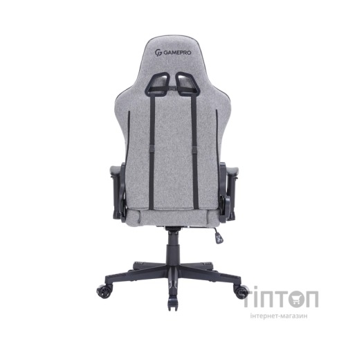 Крісло ігрове GamePro GC575FB Size L Fabric Gray (GC575FG)
