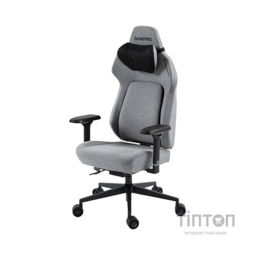 Крісло ігрове GamePro GC925G Fabric Gray (GC925G)