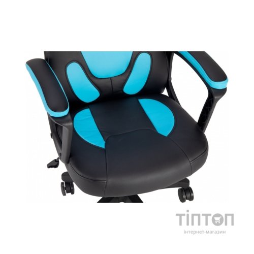 Крісло ігрове GT Racer X-1414 Black/Light Blue