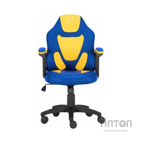 Крісло ігрове GT Racer X-1414 Blue/Yellow