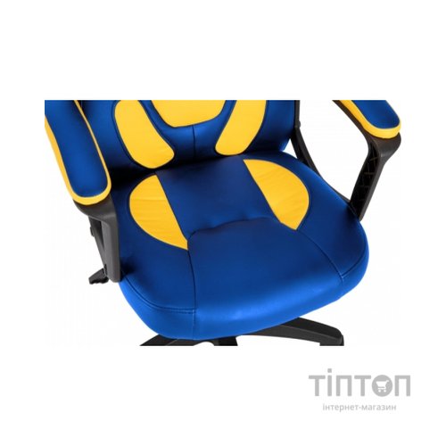 Крісло ігрове GT Racer X-1414 Blue/Yellow