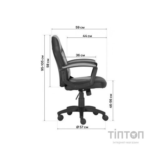 Крісло ігрове GT Racer X-1414 Gray/Gray (X-1414 Fabric Gray/Gray)