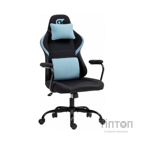 Крісло ігрове GT Racer X-2322 Black/Blue (X-2322 Fabric Black/Blue)
