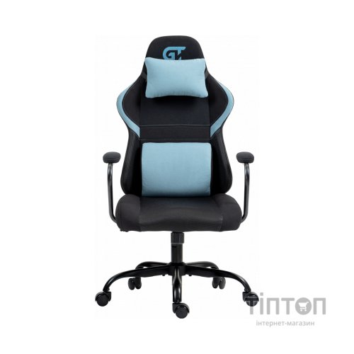 Крісло ігрове GT Racer X-2322 Black/Blue (X-2322 Fabric Black/Blue)