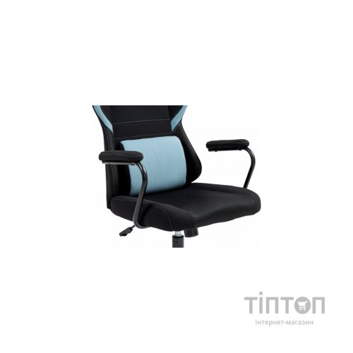 Крісло ігрове GT Racer X-2322 Black/Blue (X-2322 Fabric Black/Blue)