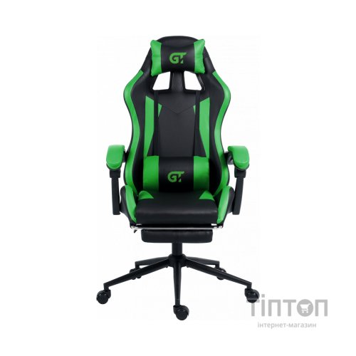 Крісло ігрове GT Racer X-2323 Black/Green