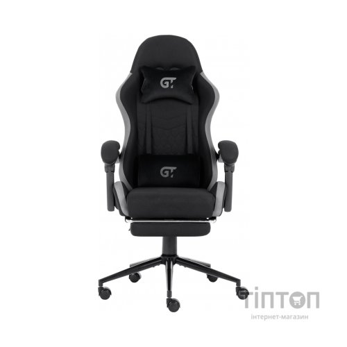 Крісло ігрове GT Racer X-2324 Black/Gray (X-2324 Fabric Black/Gray)