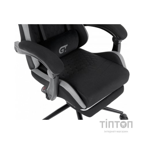 Крісло ігрове GT Racer X-2324 Black/Gray (X-2324 Fabric Black/Gray)