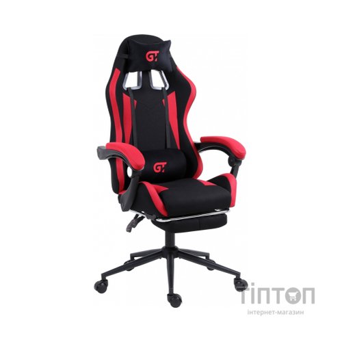Крісло ігрове GT Racer X-2324 Black/Red (X-2324 Fabric Black/Red)