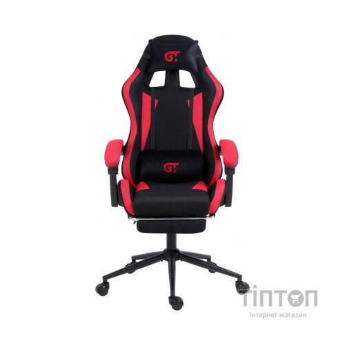 Крісло ігрове GT Racer X-2324 Black/Red (X-2324 Fabric Black/Red)