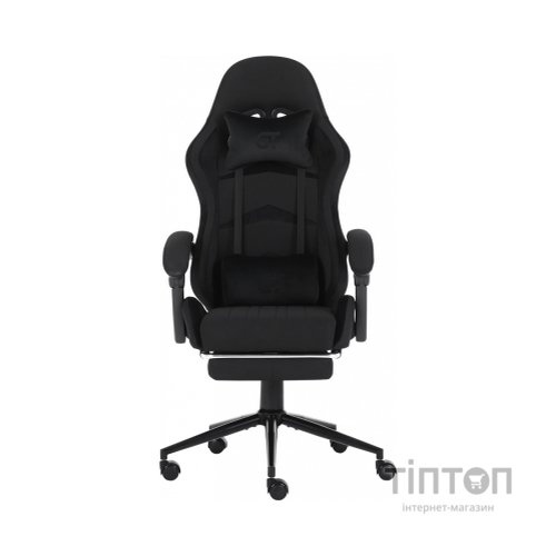 Крісло ігрове GT Racer X-2324 Black Suede (X-2324 Fabric Black Suede)