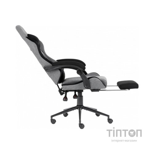 Крісло ігрове GT Racer X-2324 Gray/Black (X-2324 Fabric Gray/Black Suede)