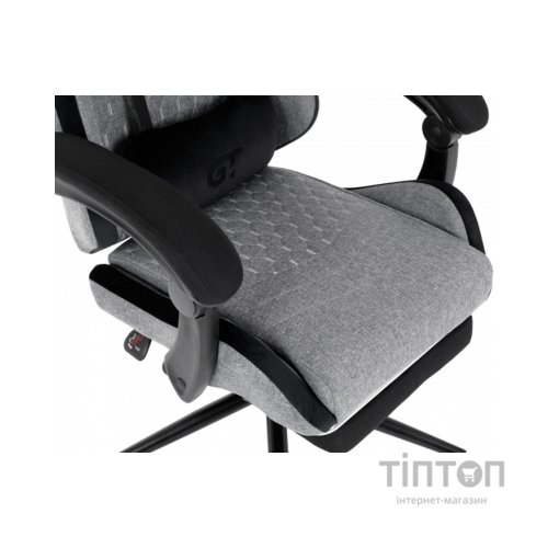 Крісло ігрове GT Racer X-2324 Gray/Black (X-2324 Fabric Gray/Black Suede)