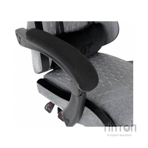 Крісло ігрове GT Racer X-2324 Gray/Black (X-2324 Fabric Gray/Black Suede)