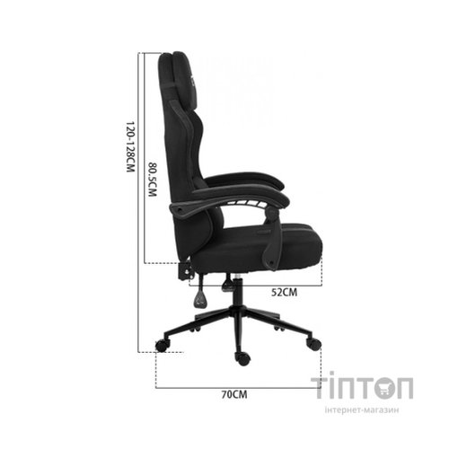 Крісло ігрове GT Racer X-2326 Black/Blue (X-2326 Fabric Black/Blue)