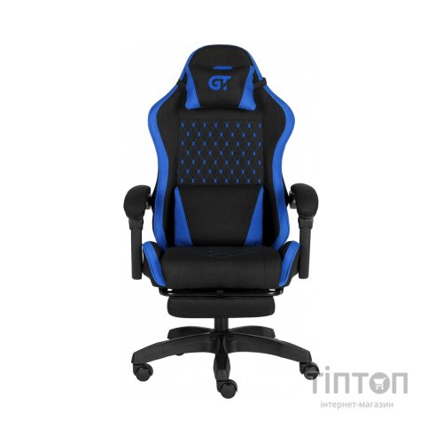 Крісло ігрове GT Racer X-2339 Black/Blue (X-2339 Fabric Black/Blue)