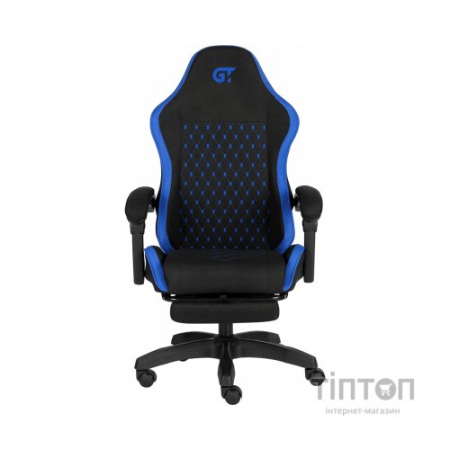 Крісло ігрове GT Racer X-2339 Black/Blue (X-2339 Fabric Black/Blue)