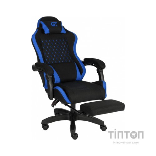Крісло ігрове GT Racer X-2339 Black/Blue (X-2339 Fabric Black/Blue)