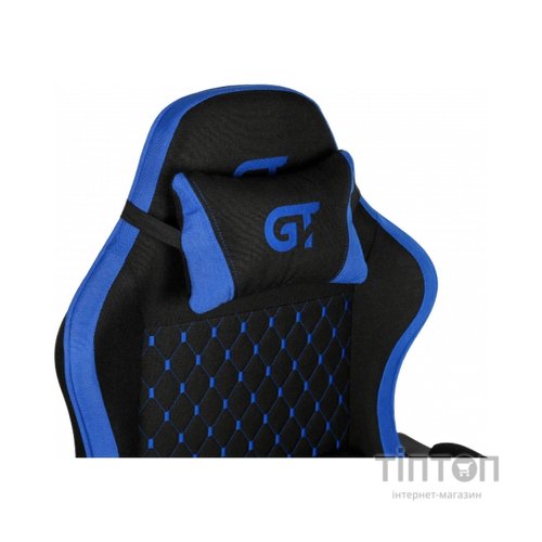Крісло ігрове GT Racer X-2339 Black/Blue (X-2339 Fabric Black/Blue)