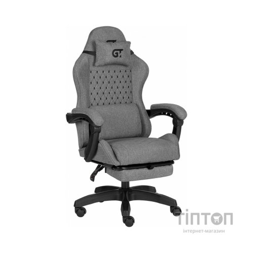 Крісло ігрове GT Racer X-2339 Black/Gray (X-2339 Fabric Black/Gray)