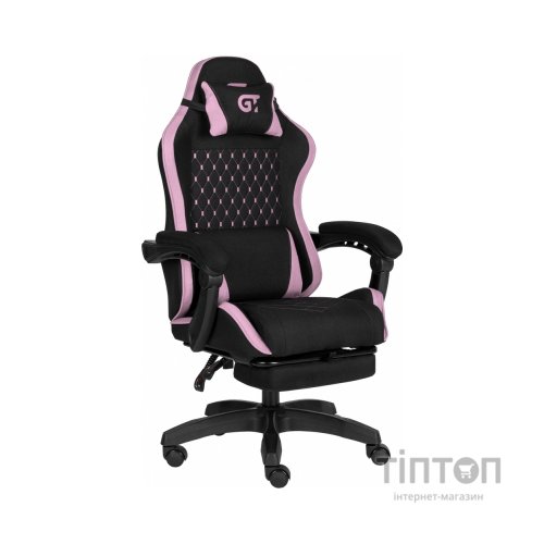 Крісло ігрове GT Racer X-2339 Black/Pink (X-2339 Fabric Black/Pink)
