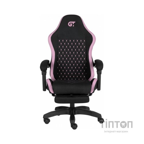 Крісло ігрове GT Racer X-2339 Black/Pink (X-2339 Fabric Black/Pink)