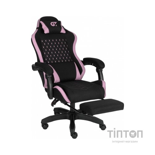 Крісло ігрове GT Racer X-2339 Black/Pink (X-2339 Fabric Black/Pink)