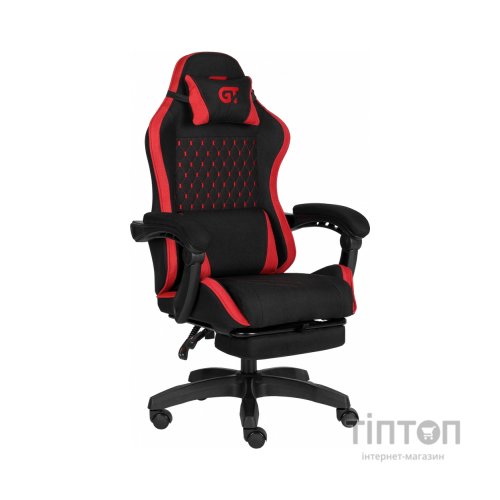 Крісло ігрове GT Racer X-2339 Black/Red (X-2339 Fabric Black/Red)