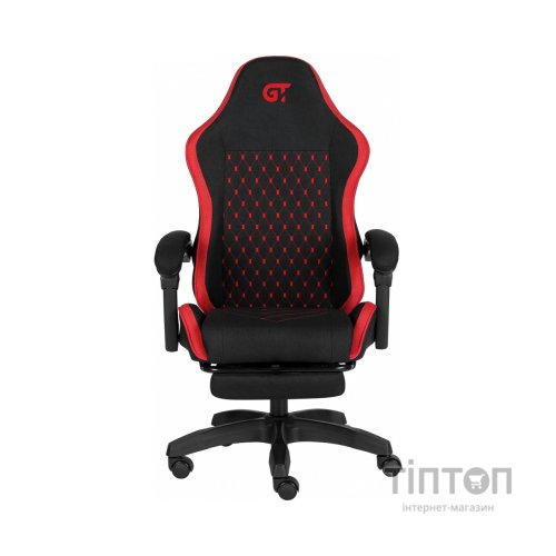 Крісло ігрове GT Racer X-2339 Black/Red (X-2339 Fabric Black/Red)