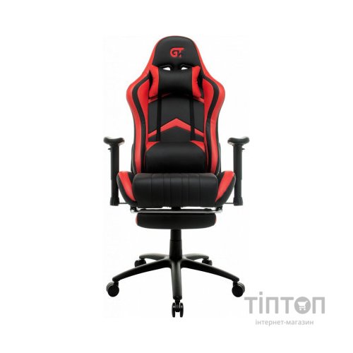 Крісло ігрове GT Racer X-2534-F Black/Red