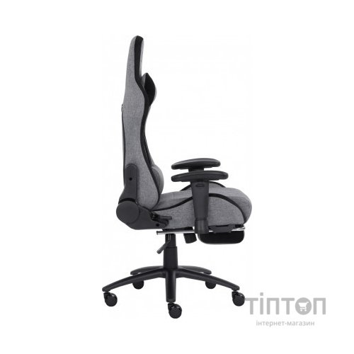 Крісло ігрове GT Racer X-2534-F Gray/Black Suede (X-2534-F Fabric Gray/Black Suede)